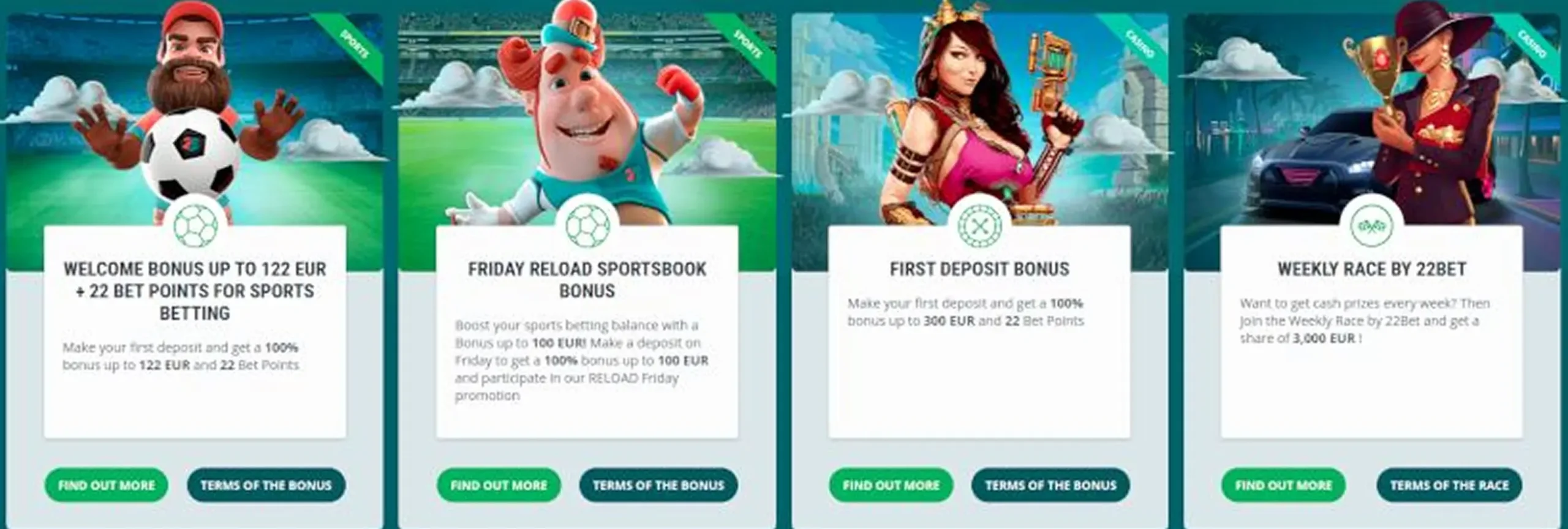 22Bet Instalar